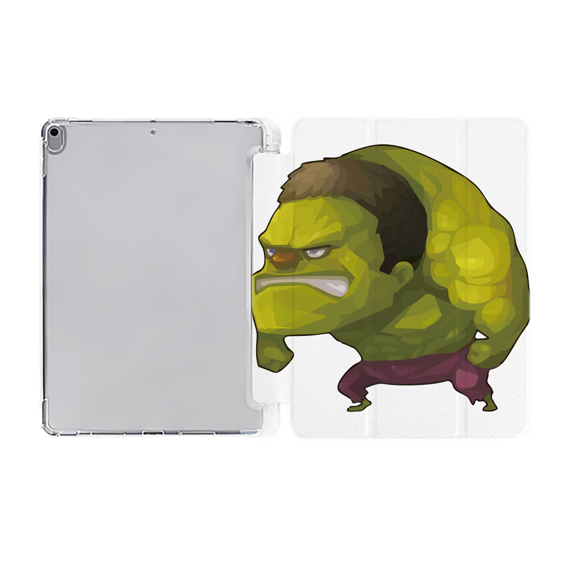 （画像用） アベンジャーズ The Avengers IPad ケース ペン収納付き 三つ折りスタンド PUレザー×シリコン 対応機種9.5/10.5/10.9インチ